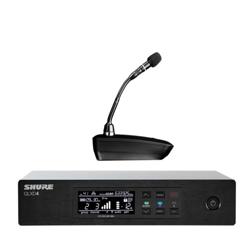 舒爾SHURE QLXD4CN ULXD8 MX410單通道無線會議話筒