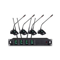 麒麟方圖無線會議套裝1-4鵝頸T2-WE401